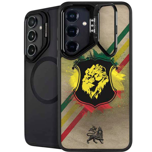 Lion of Judah Shield Galaxy S24 FE Kickstand Case